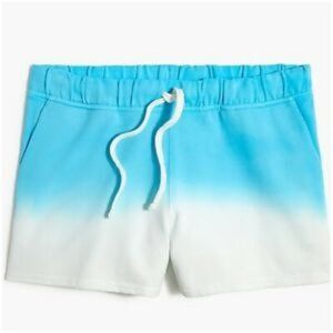 J Crew Dip Dye Blue & White Short Size Medium NEW